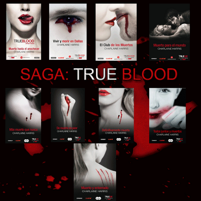 Fotos libros Saga True Blood