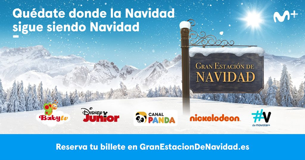 Movistar invita a las familias a disfrutar de la Gran Estación de Navidad en sus Flagships de Madrid y Barcelona
